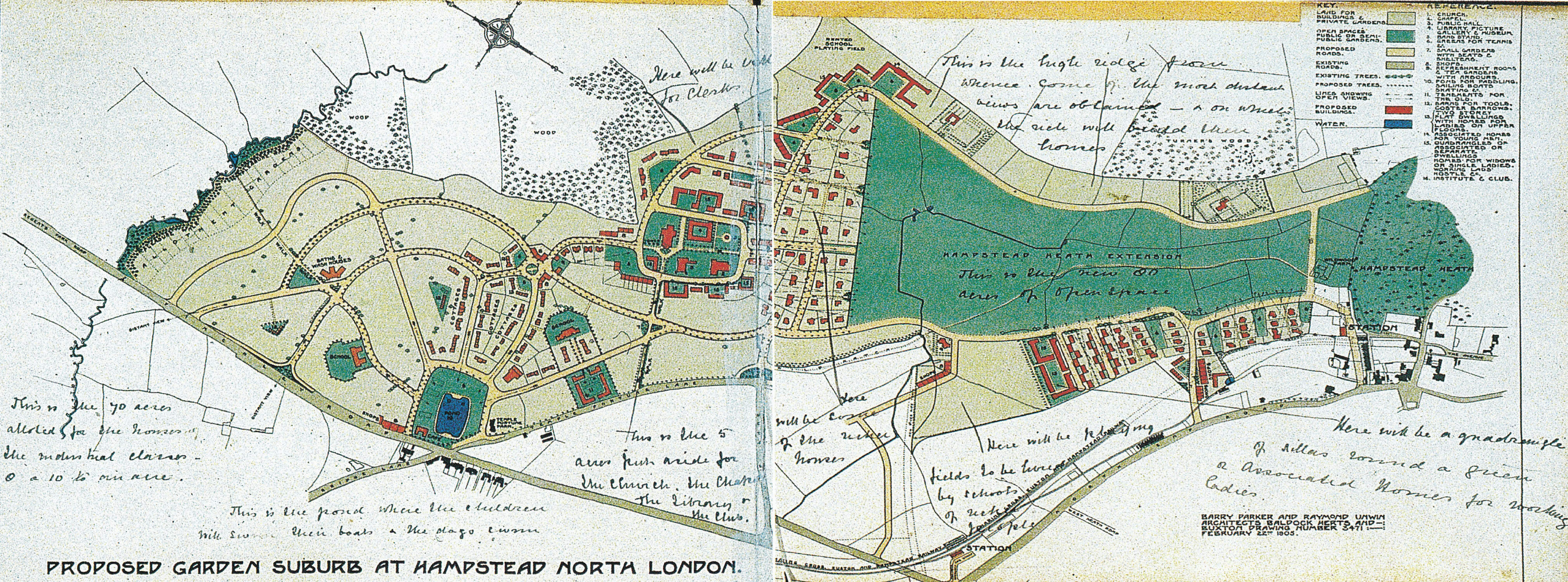 Original Unwin design for the Suburb
